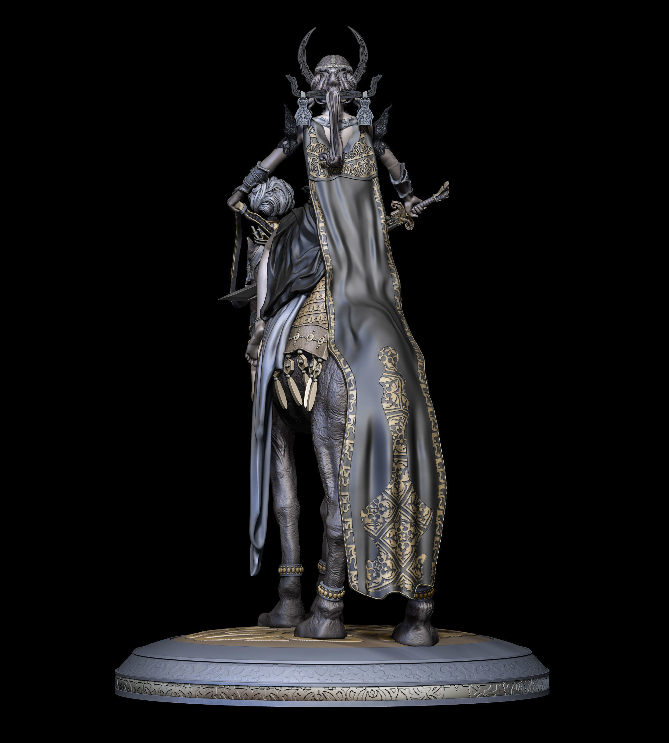 Paimon demon 3D print model_9