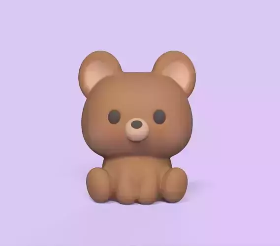 Little Baby Bear 3D print model