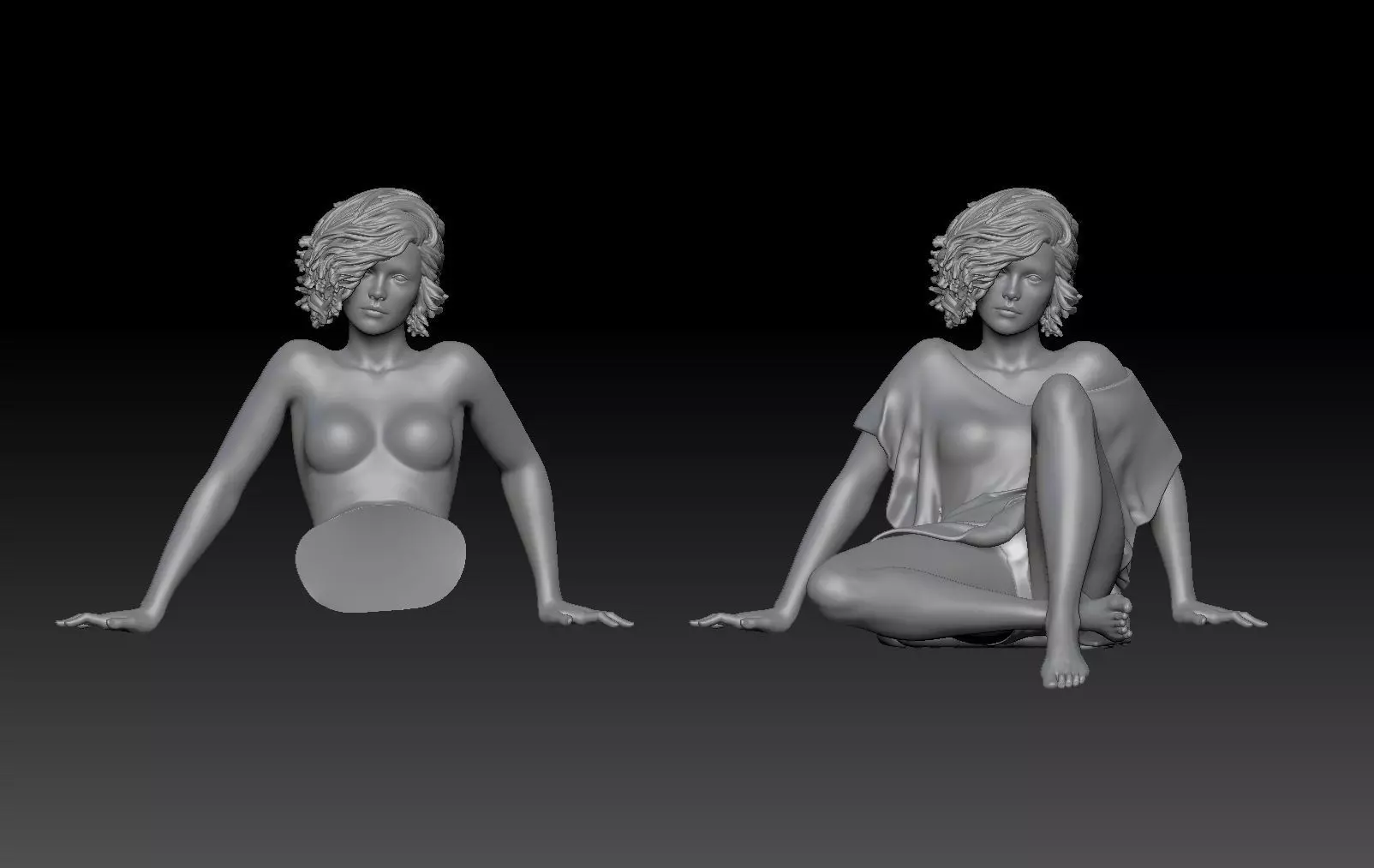 CARWASH GIRL 4 3D print model