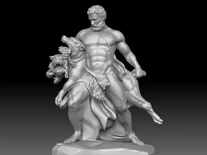 Hercule and cerberus