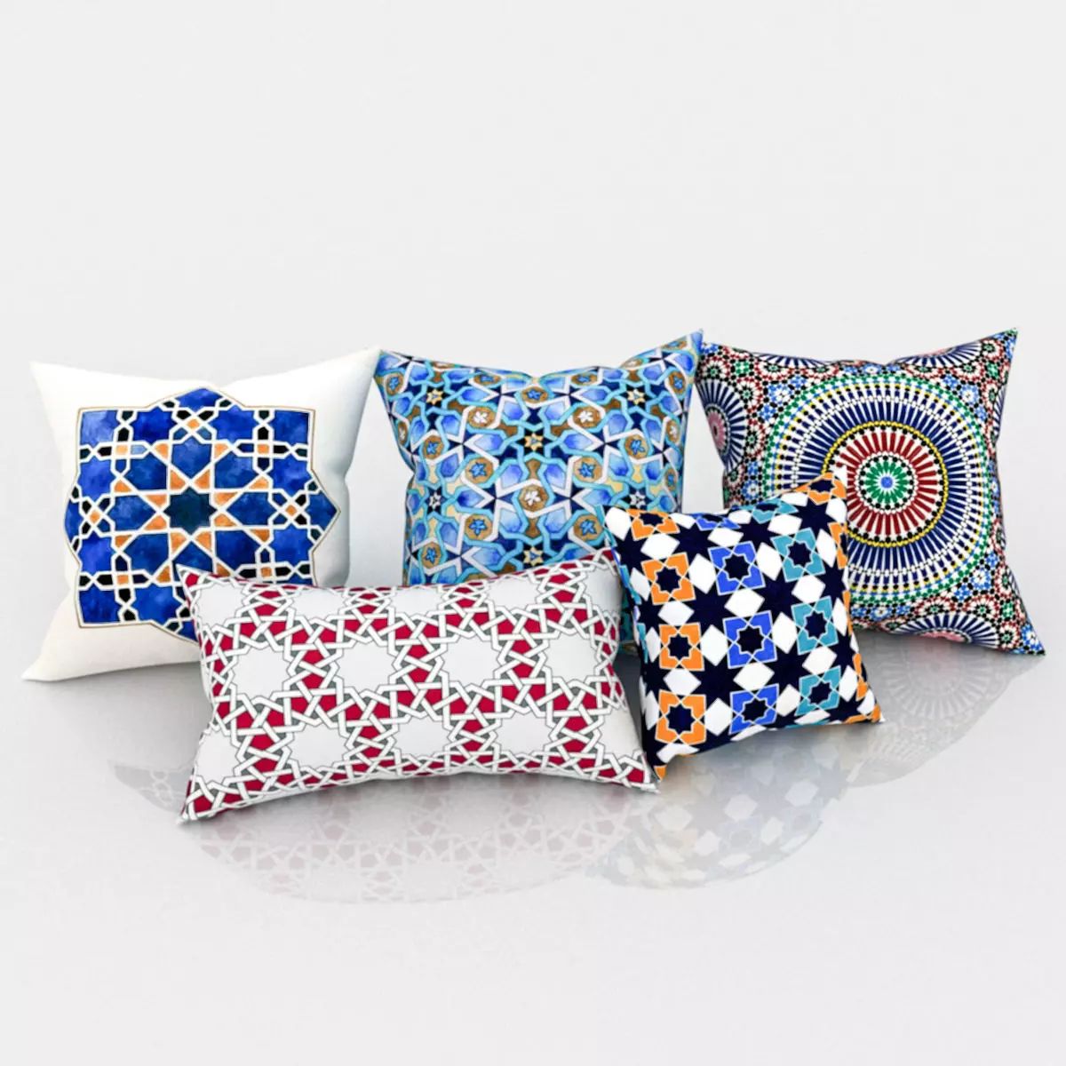 Moroccan Cushion 3D model