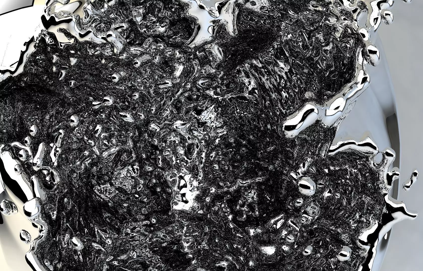 Splash water in sink Free 3D model