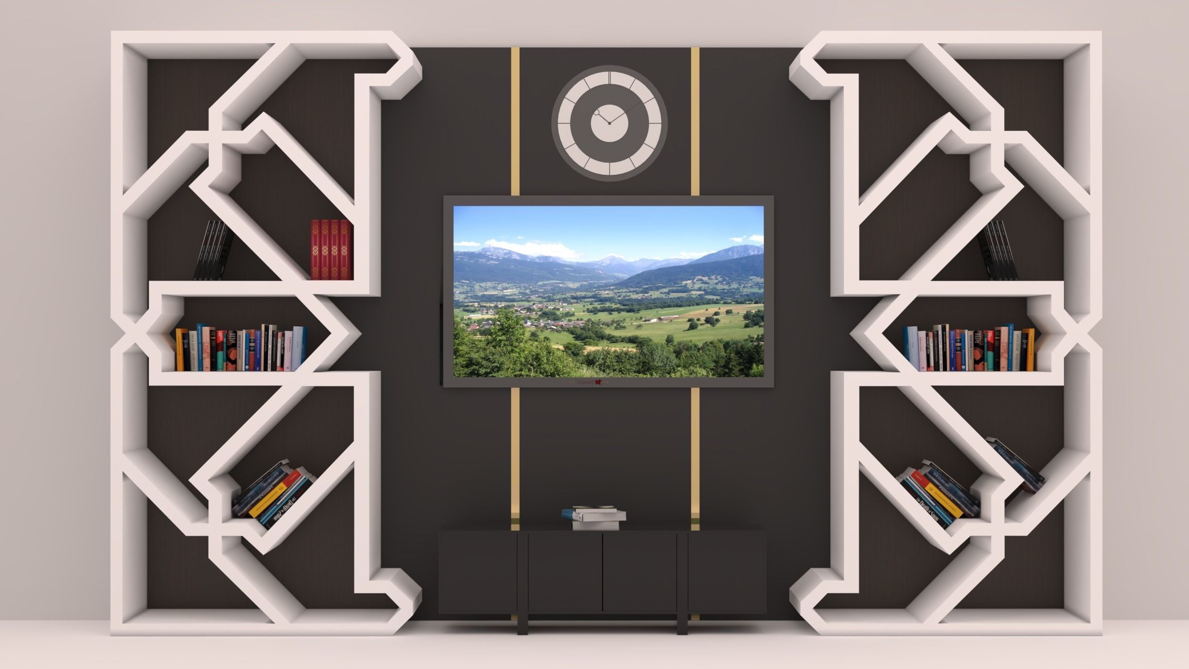 Moroccan library 3D model | CGTrader