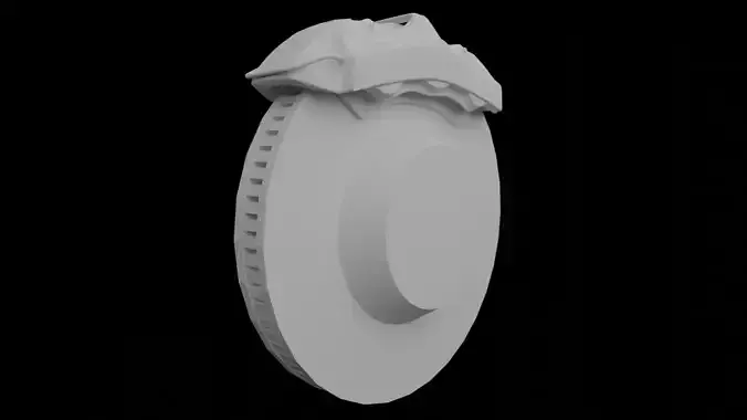Brake caliper Free 3D model