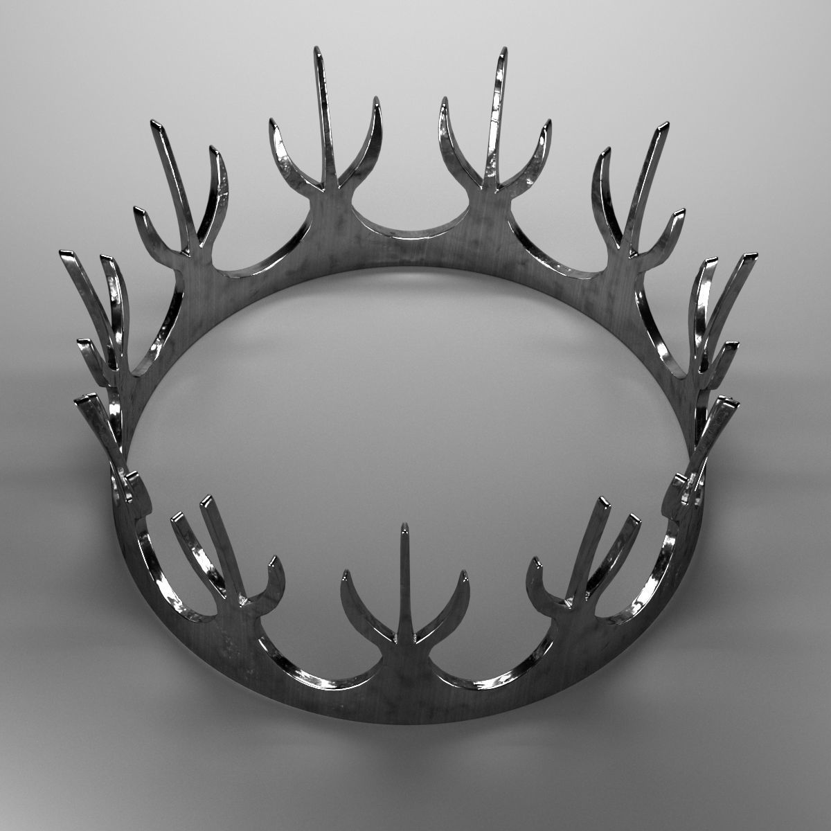 Dark Crown 3D model_2