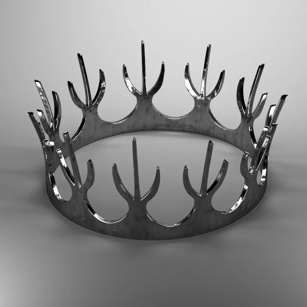 Dark Crown 3D model_0