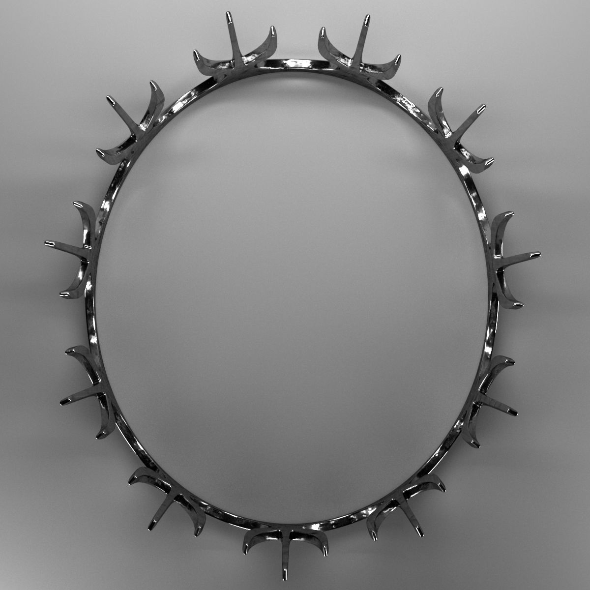 Dark Crown 3D model_5