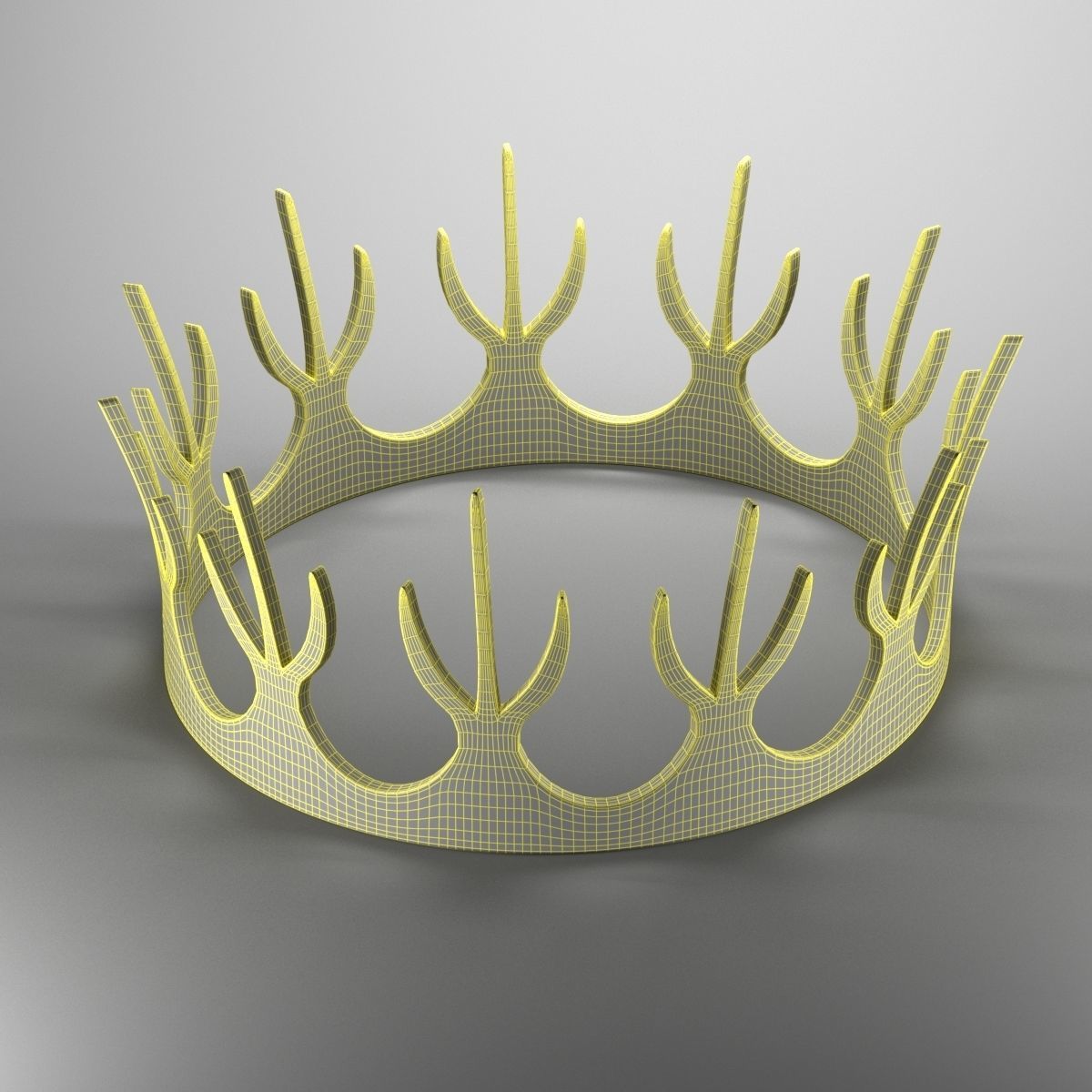 Dark Crown 3D model_1