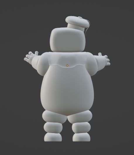 Stay Puft Marshmallow Man 3D print model_2