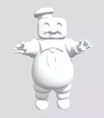 Stay Puft Marshmallow Man 3D print model