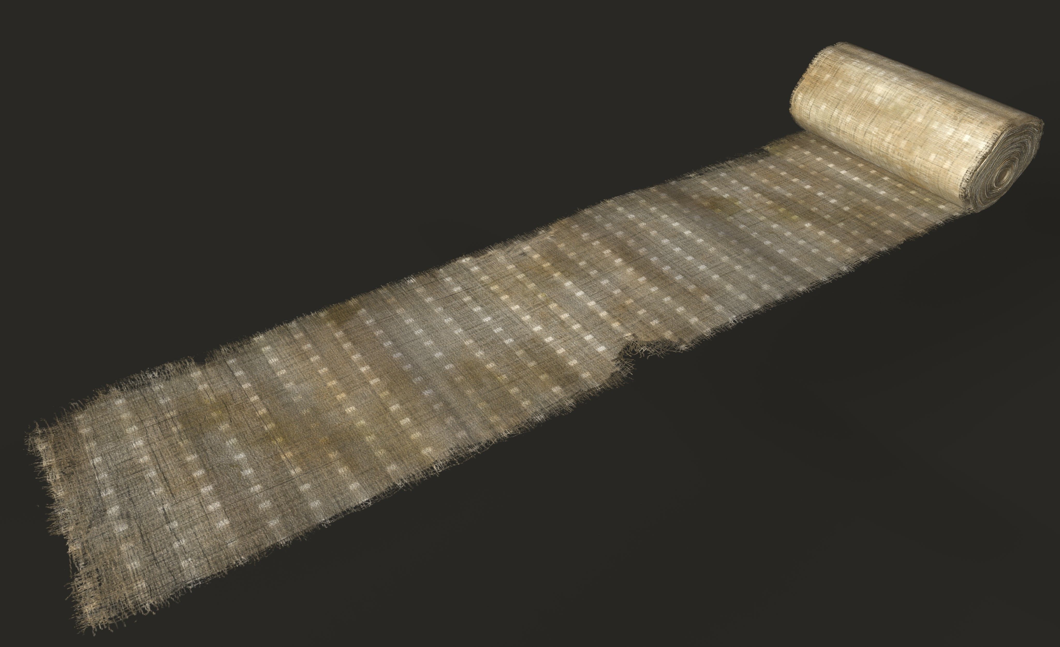 Old Bandage 3D model_5