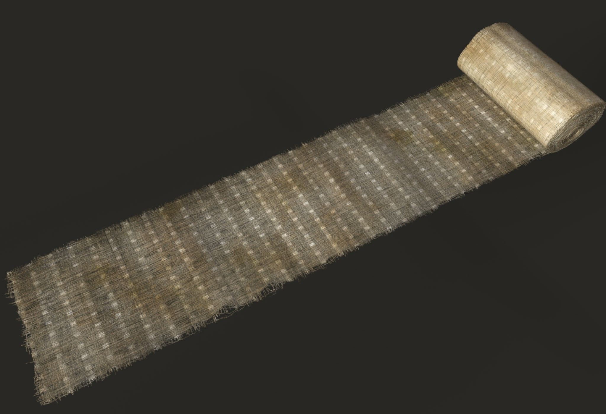 Old Bandage 3D model_2