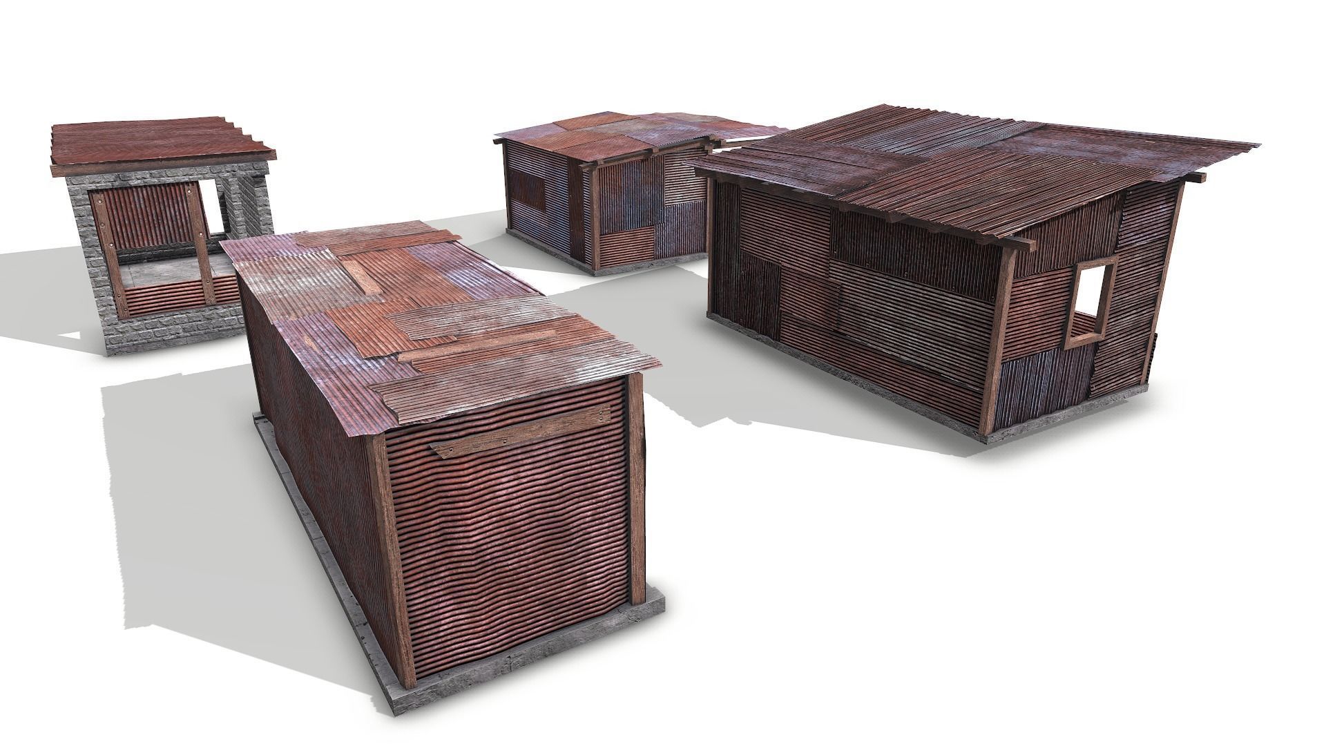 4 Metal Plates Hut Collection _7