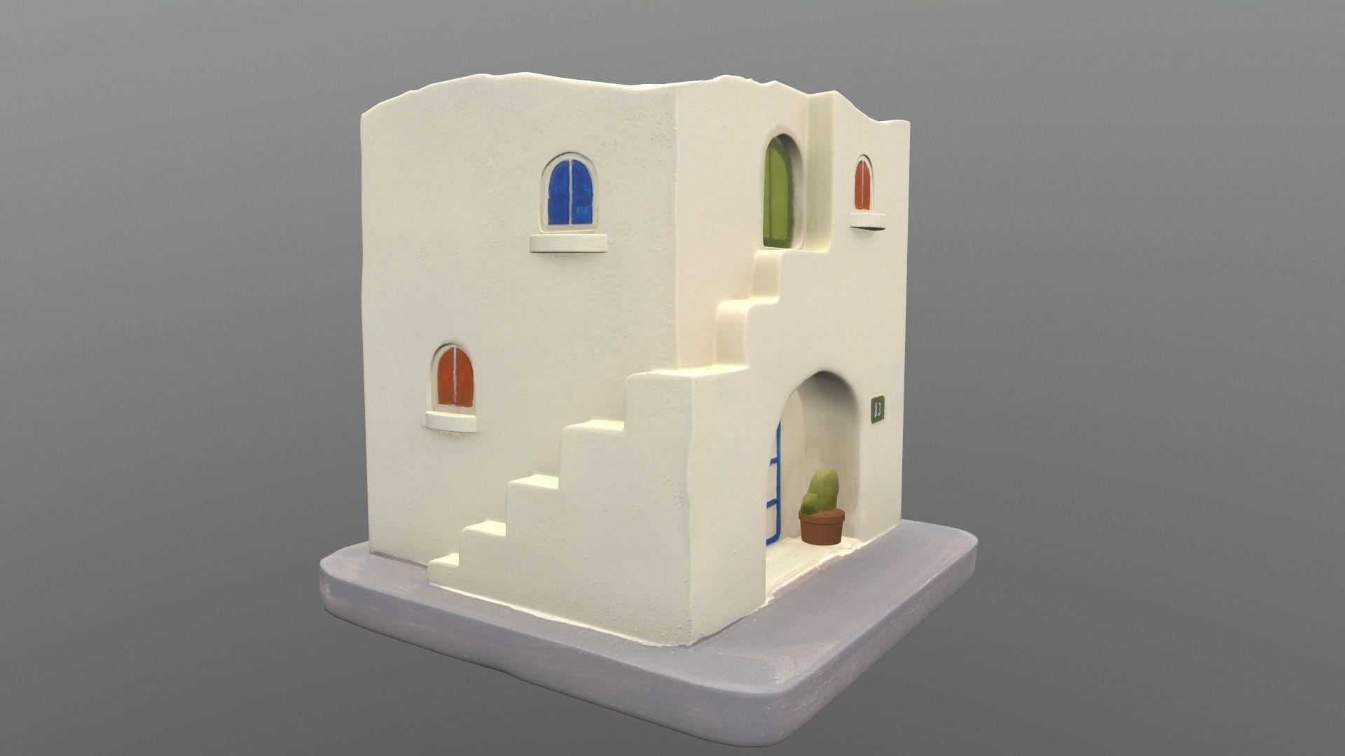 ARCHITECTURE CLAY 3D model_8