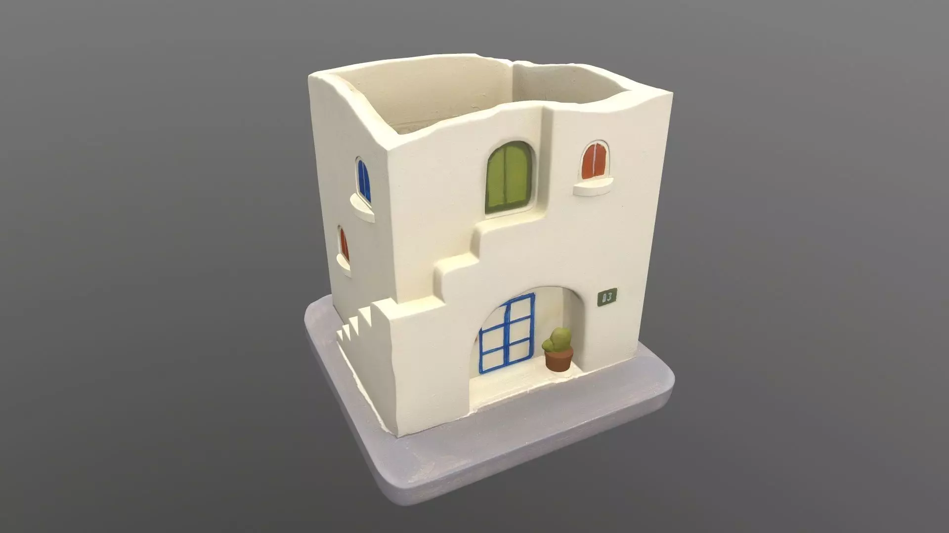 ARCHITECTURE CLAY 3D model_0