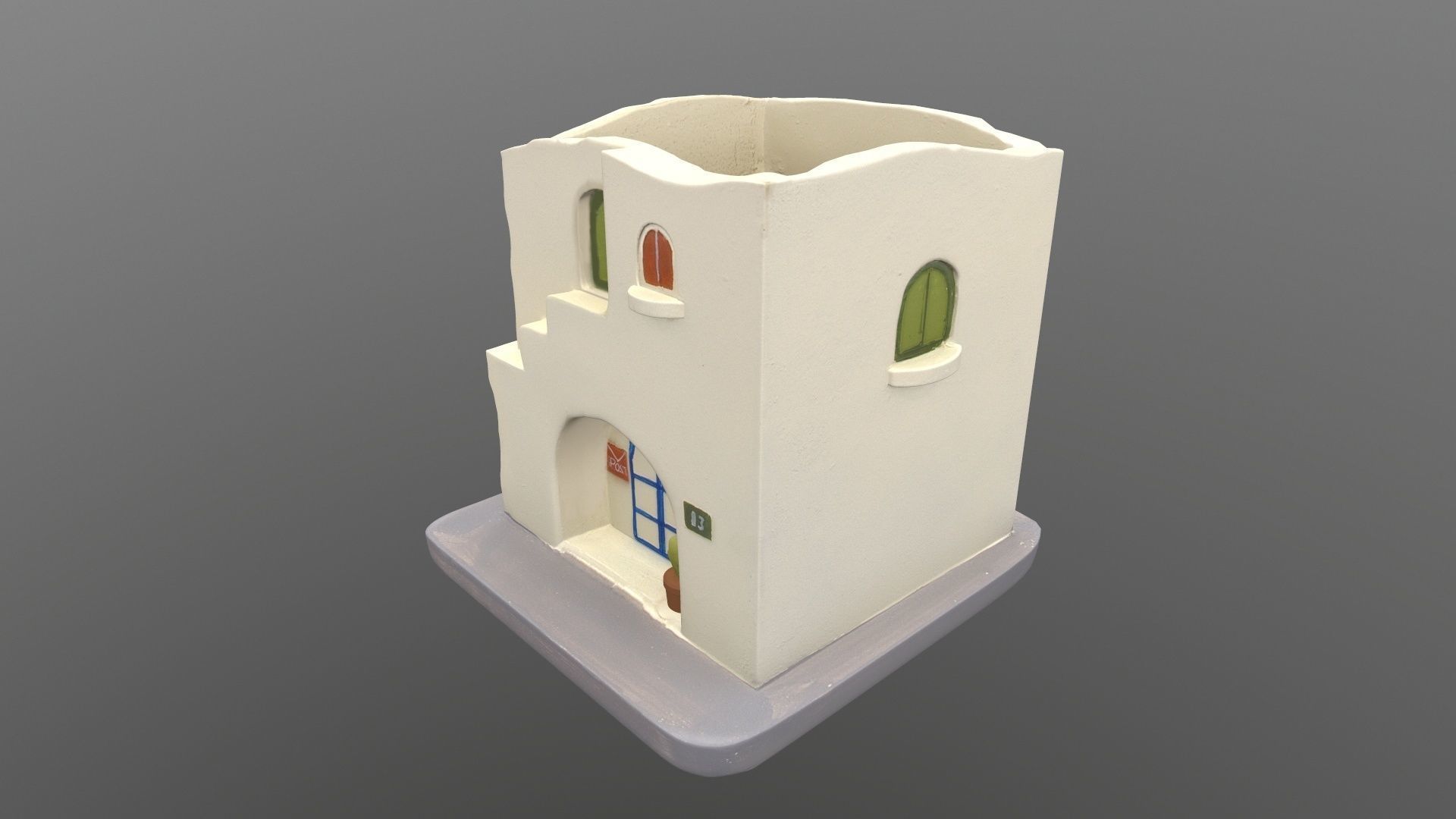 ARCHITECTURE CLAY 3D model_2