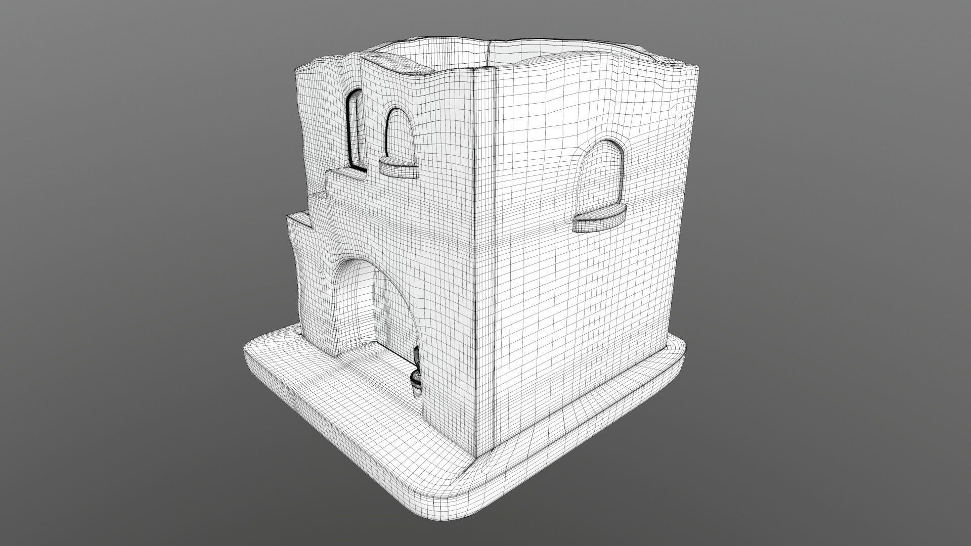 ARCHITECTURE CLAY 3D model_19