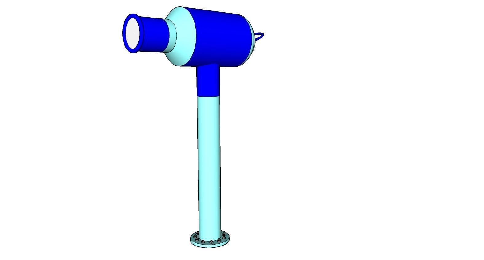 Big water gun 3D model_4