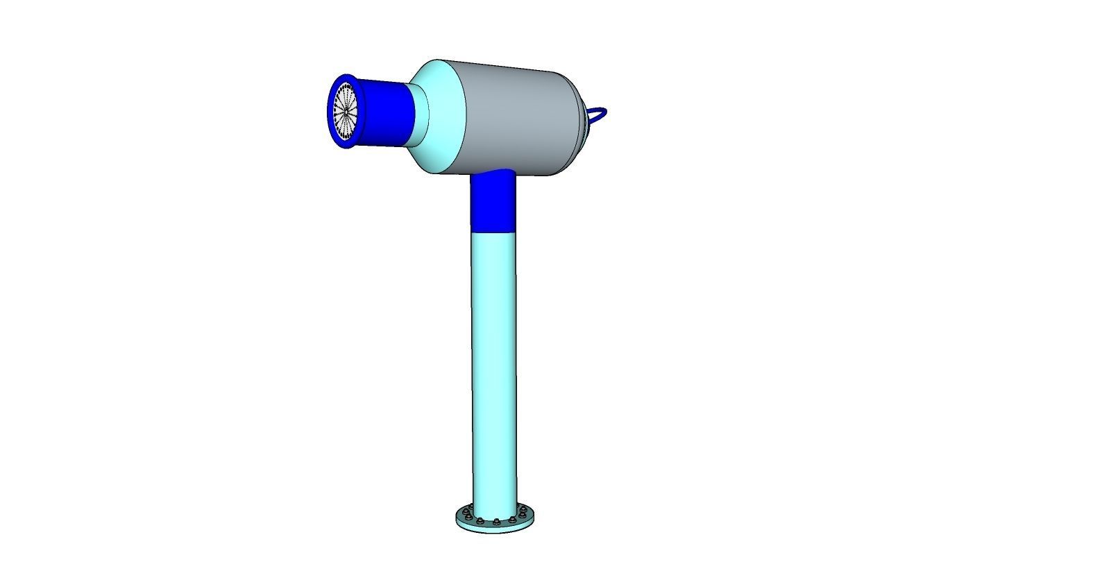 Big water gun 3D model_3