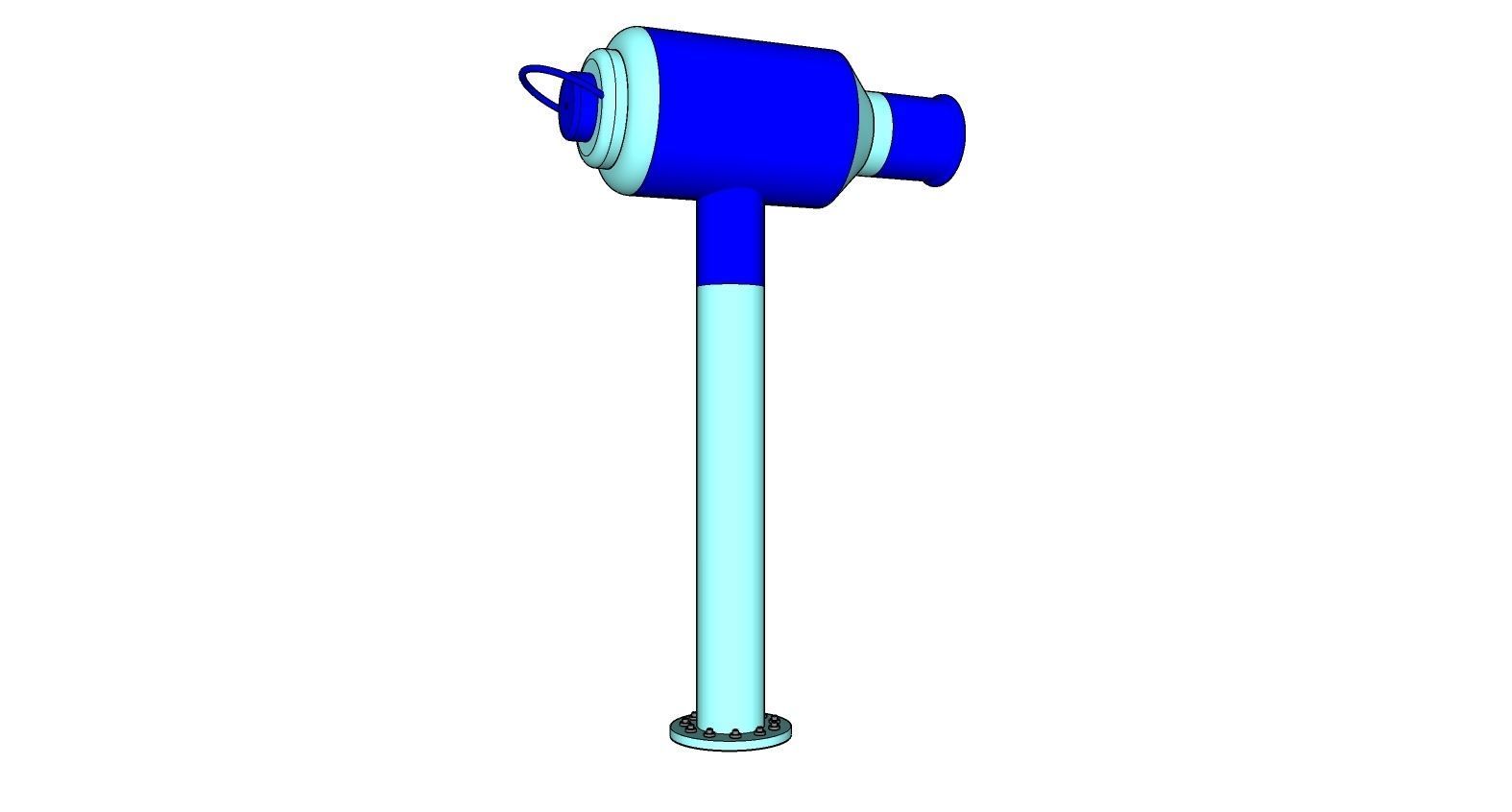 Big water gun 3D model_2