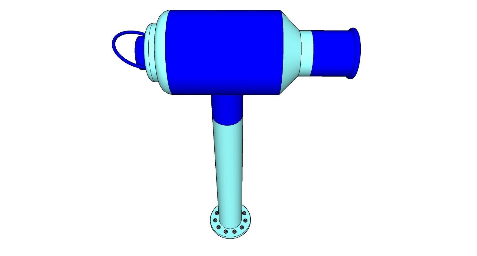 Big water gun 3D model_1