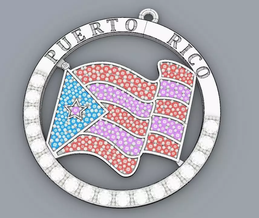 Puerto Rico 3D print model