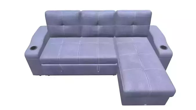 LHS Leather Sofa