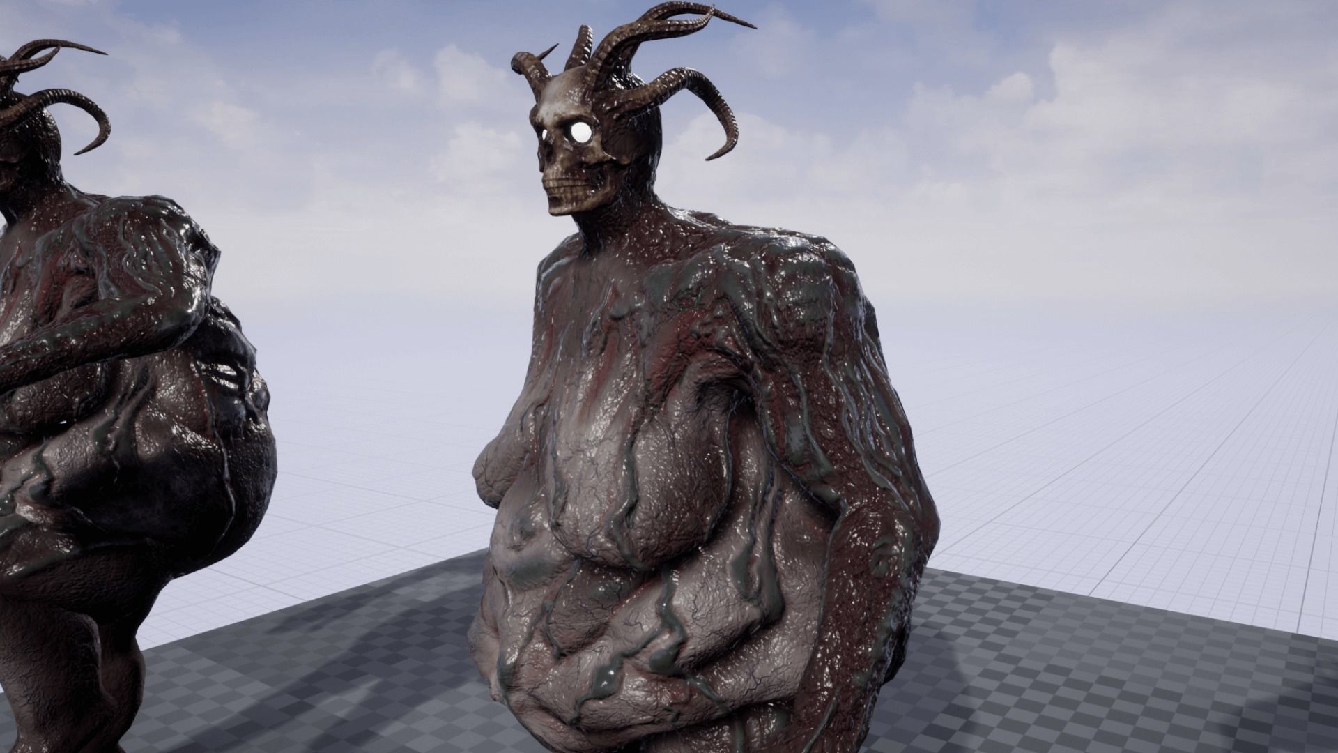 Fat demon Low-poly 3D model_22