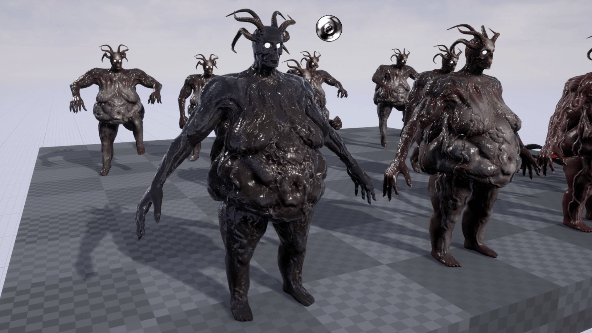 Fat demon Low-poly 3D model_14