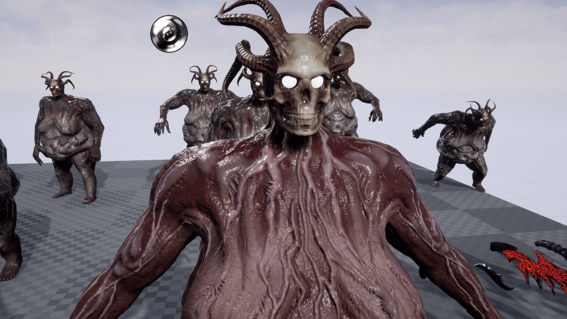 Fat demon Low-poly 3D model_21