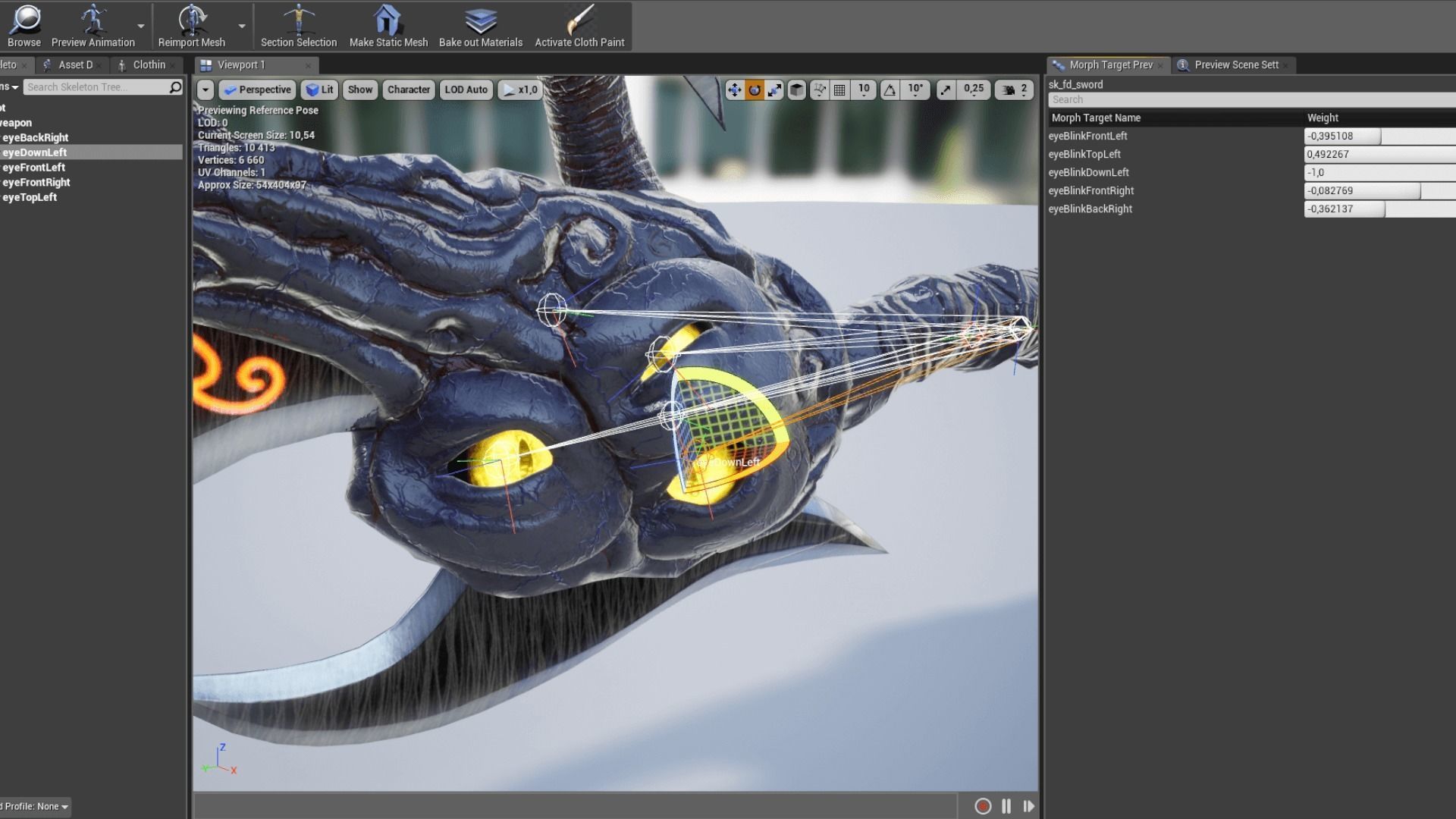 Fat demon Low-poly 3D model_4