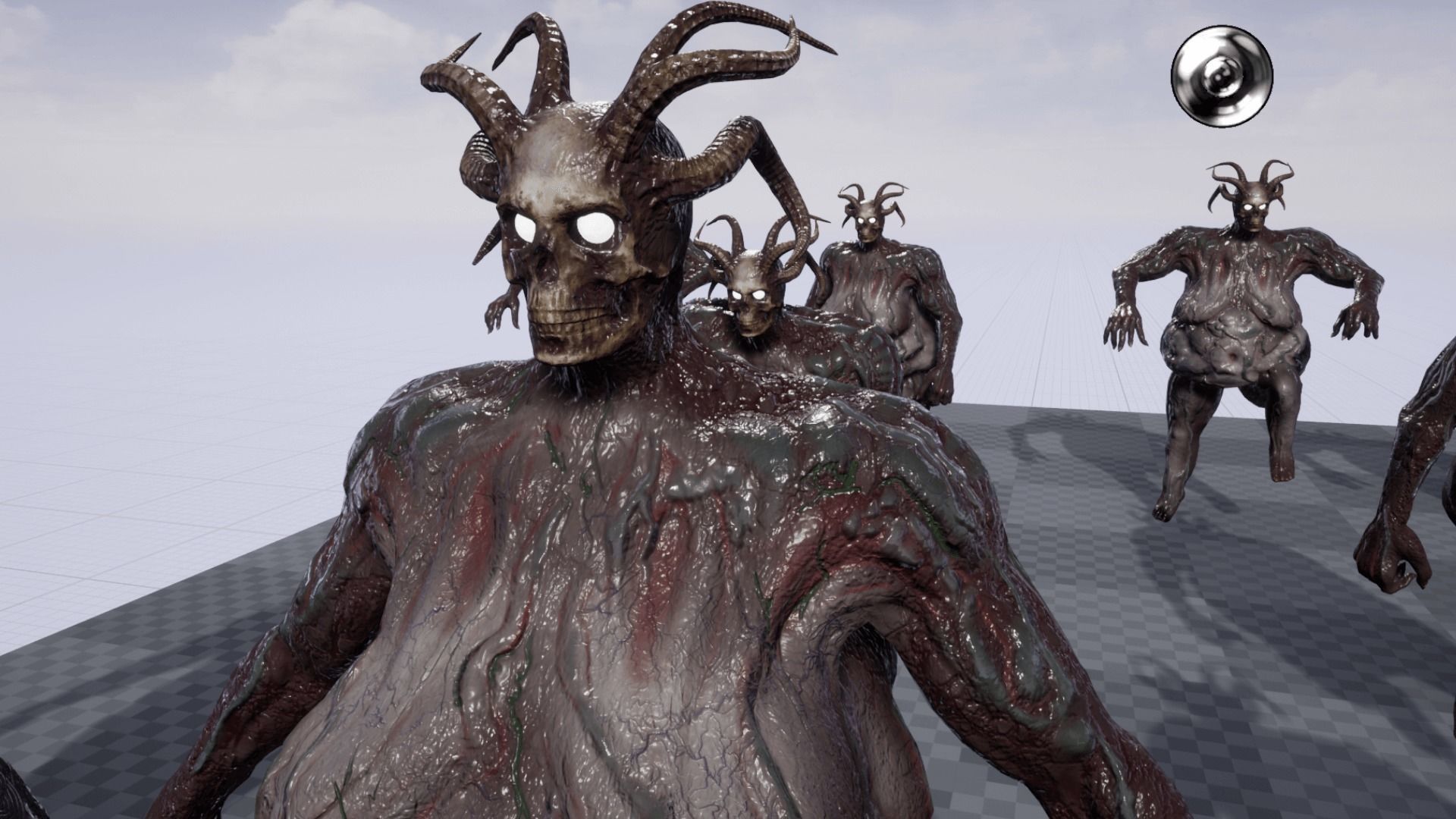 Fat demon Low-poly 3D model_19