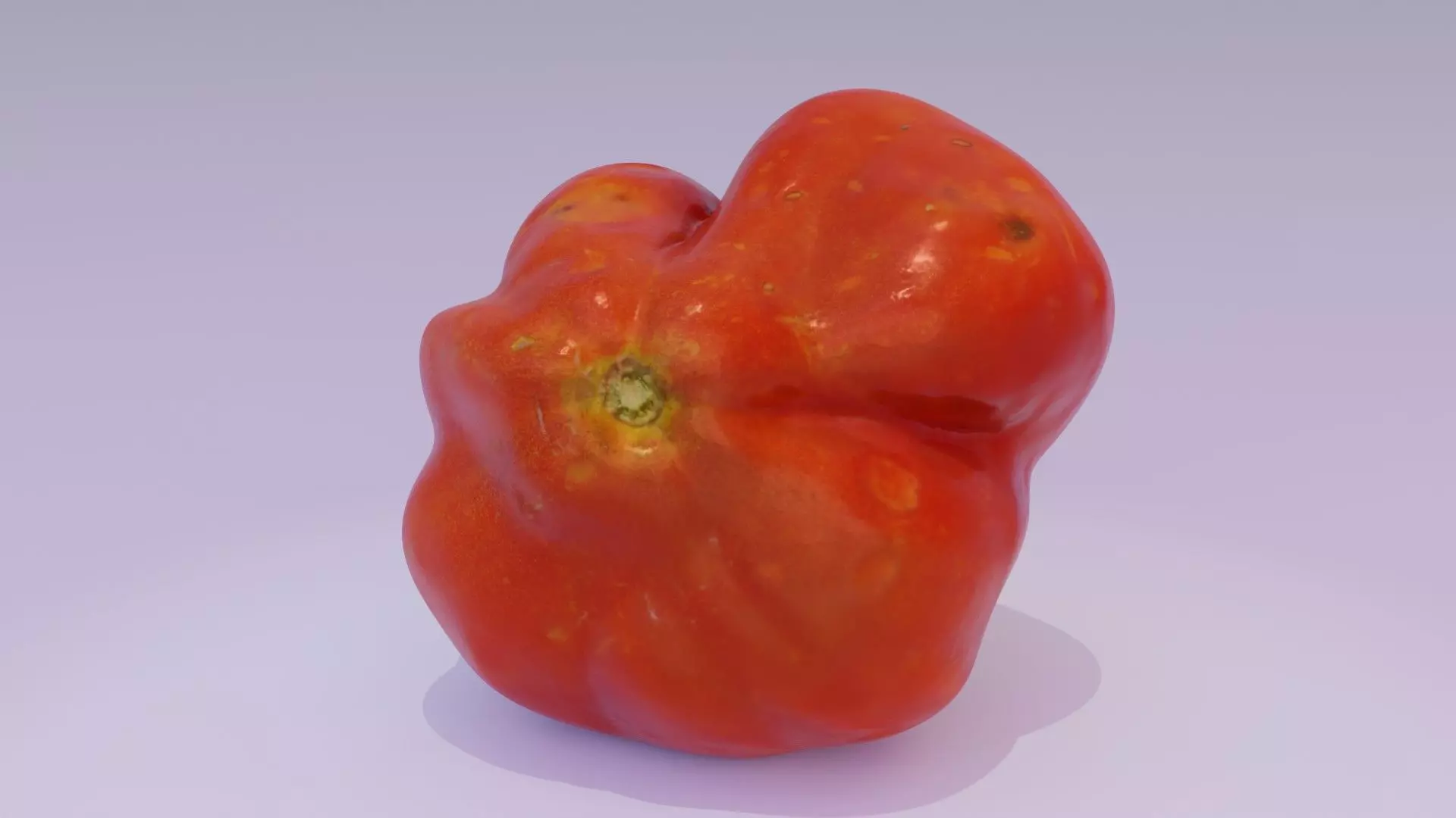 Tomato 04 Low-poly 3D model_0