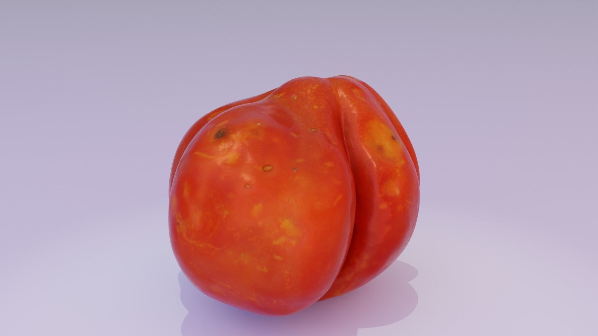 Tomato 04 Low-poly 3D model_16
