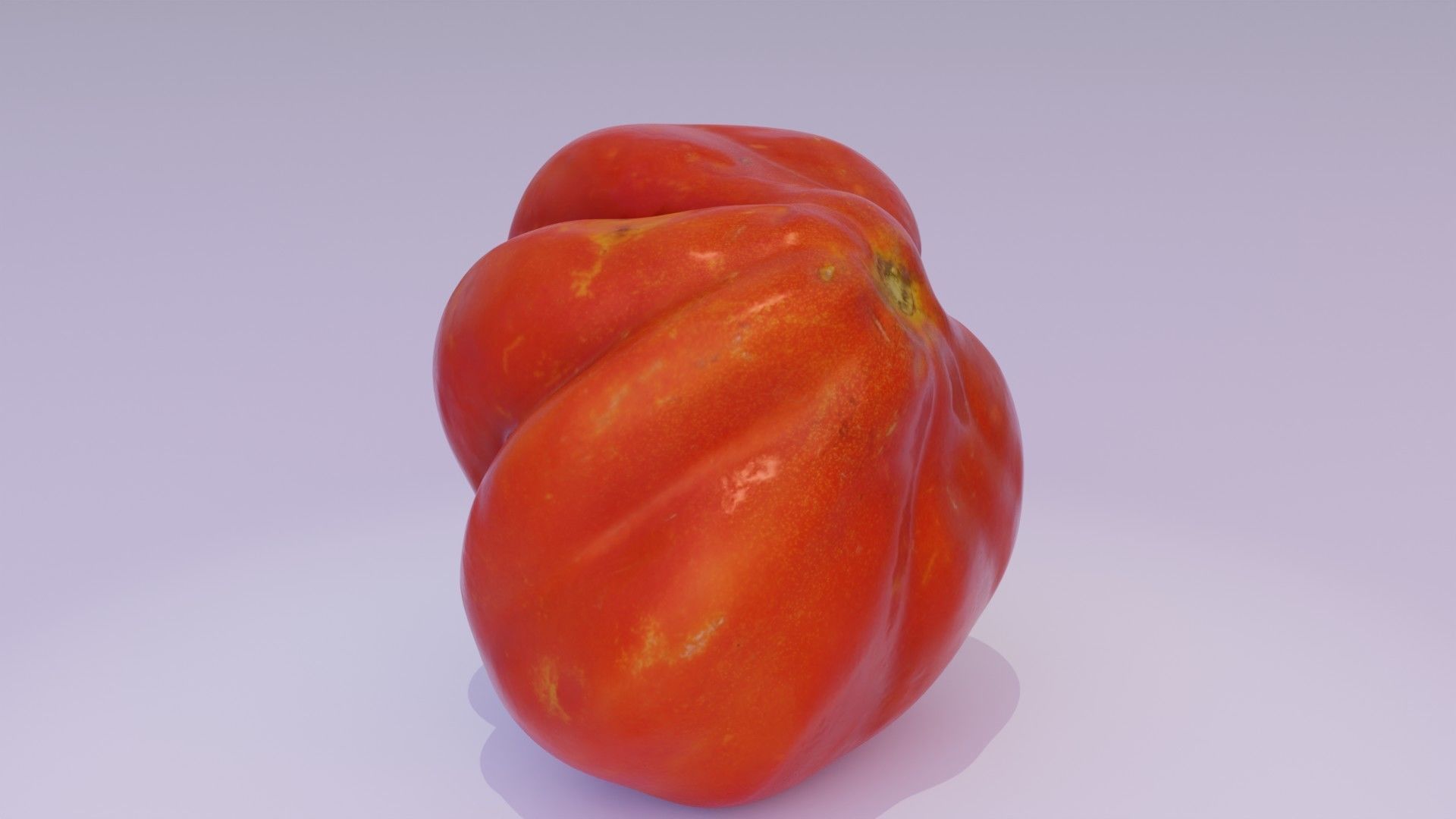 Tomato 04 Low-poly 3D model_12