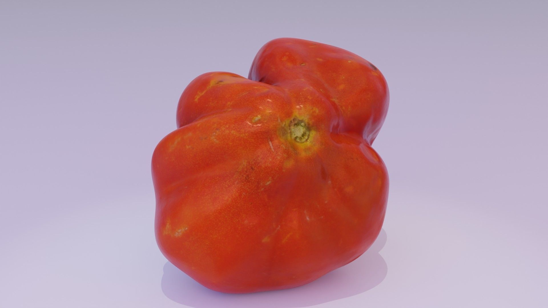 Tomato 04 Low-poly 3D model_11