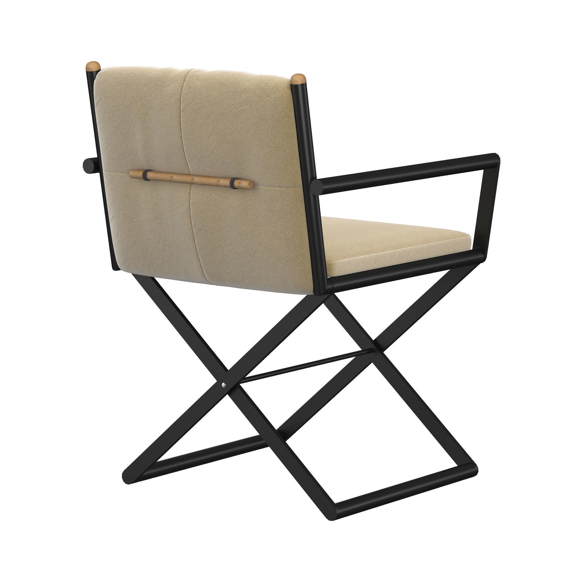 DOMINO DINING DIRECTOR CHAIR 3D model CGTrader