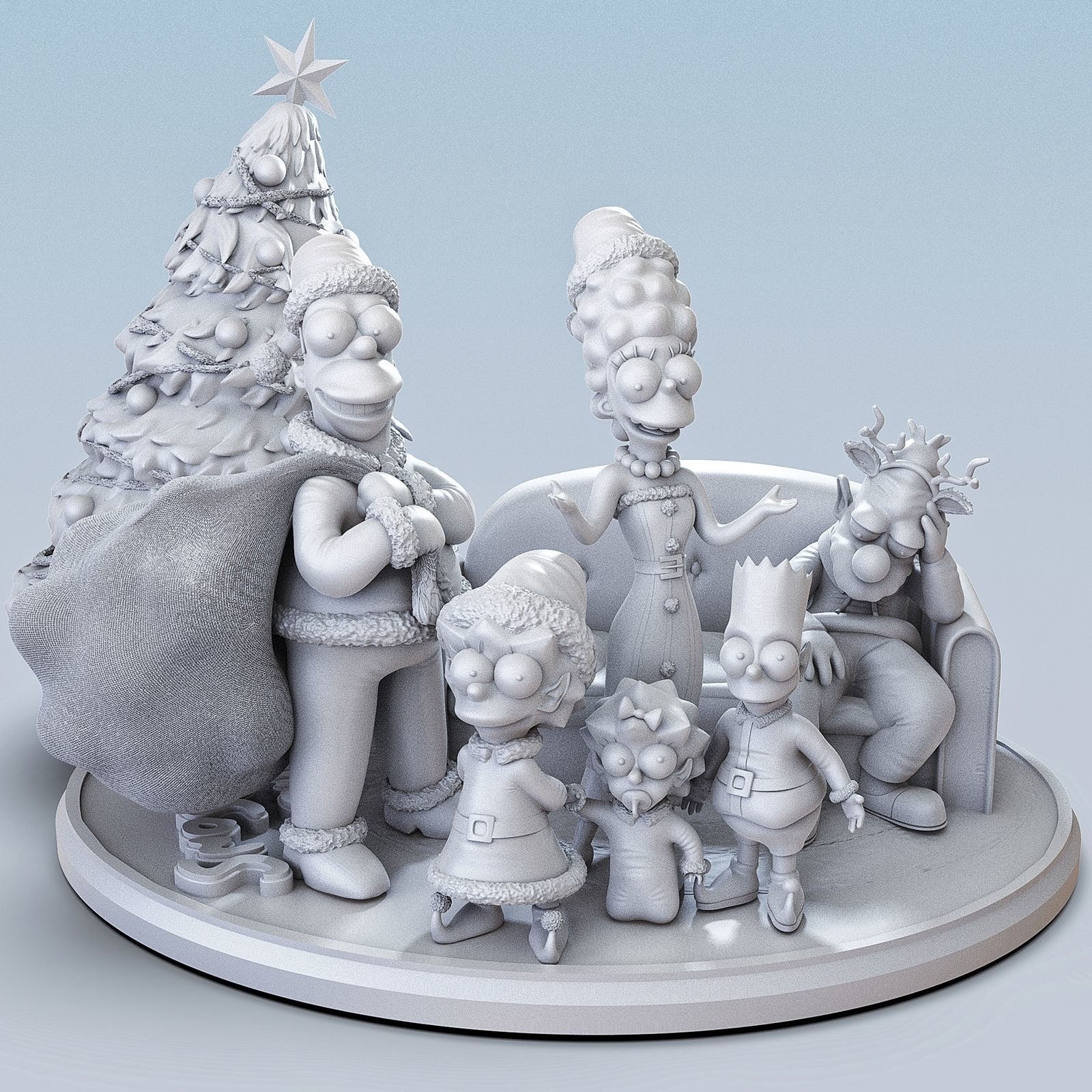 Merry Christmas 3D print model_6