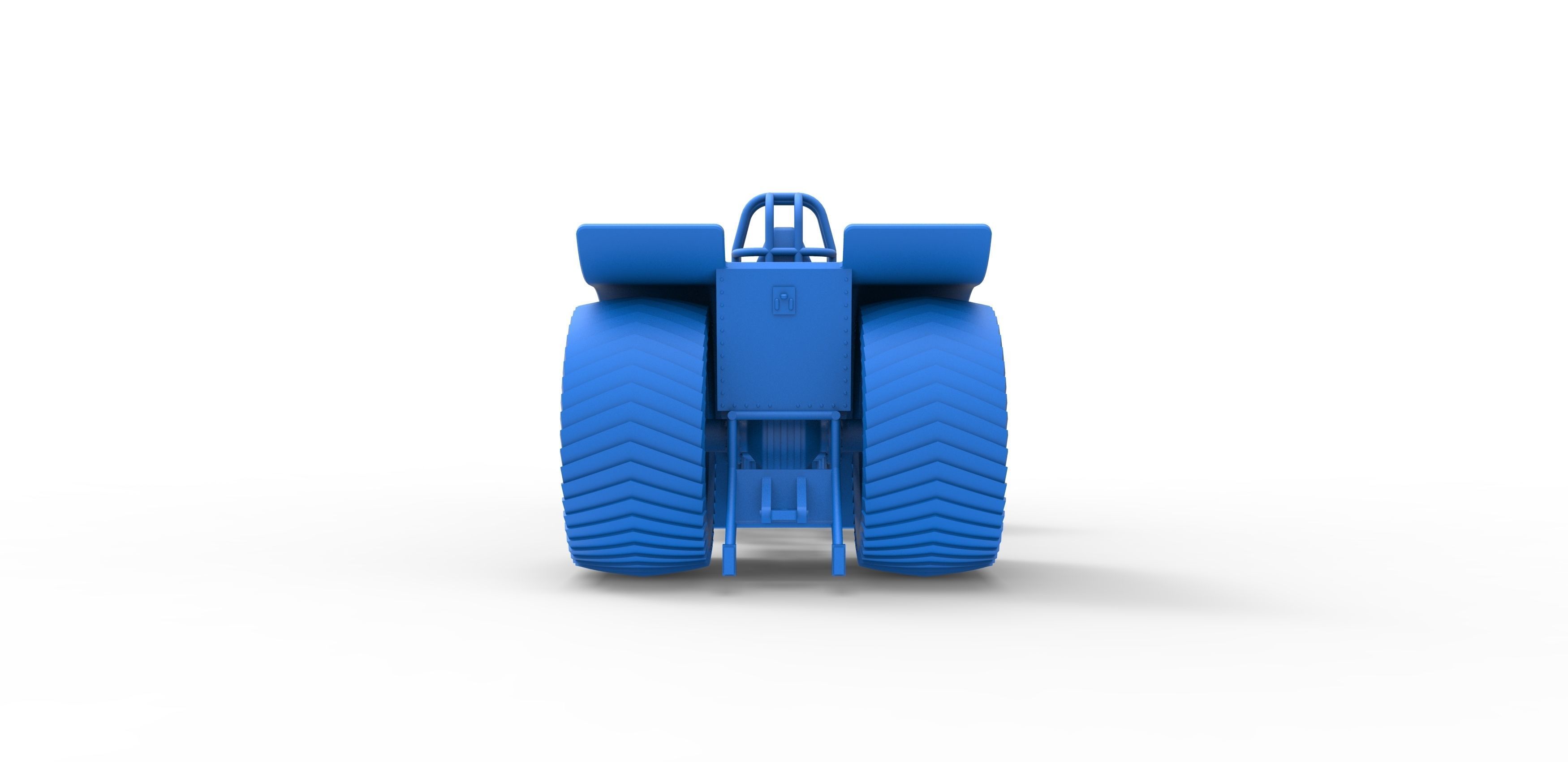 Pulling tractor with 3 V8 Version 5 Scale 1 to 25 3D print model_26