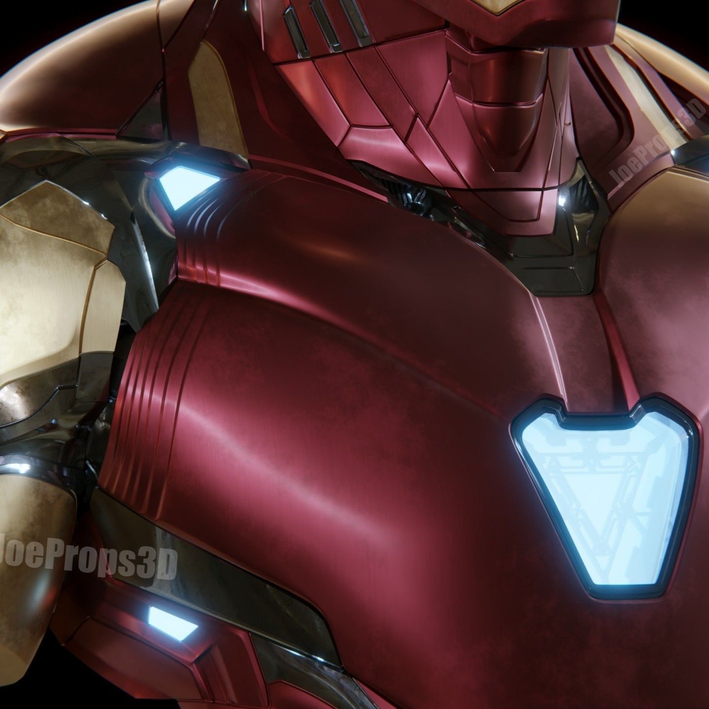 FREE Highly Accurate Iron Man Mark 85 Bust STL Avengers Endgame Free 3D print model_4
