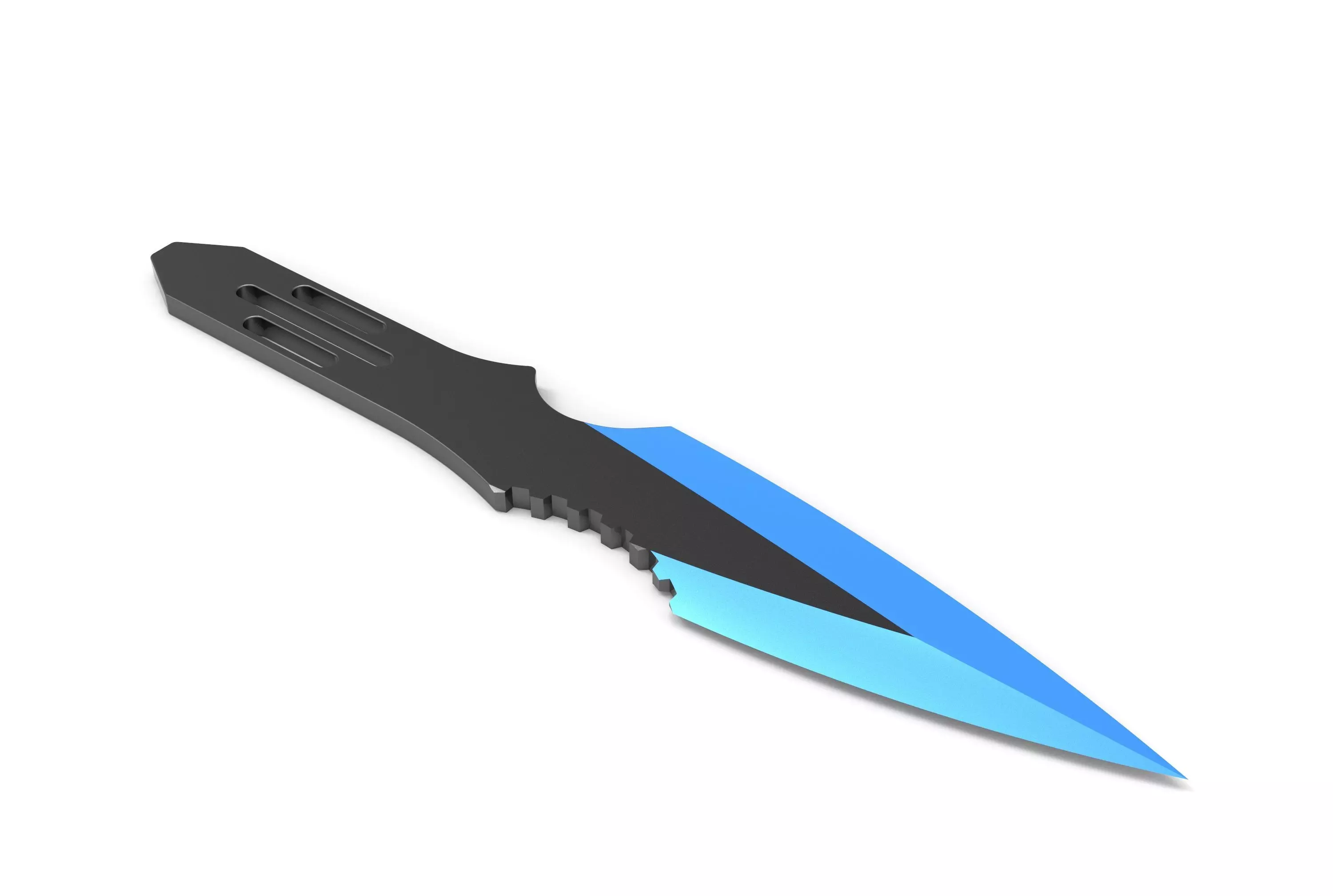 Throwing knife 3D print model_0