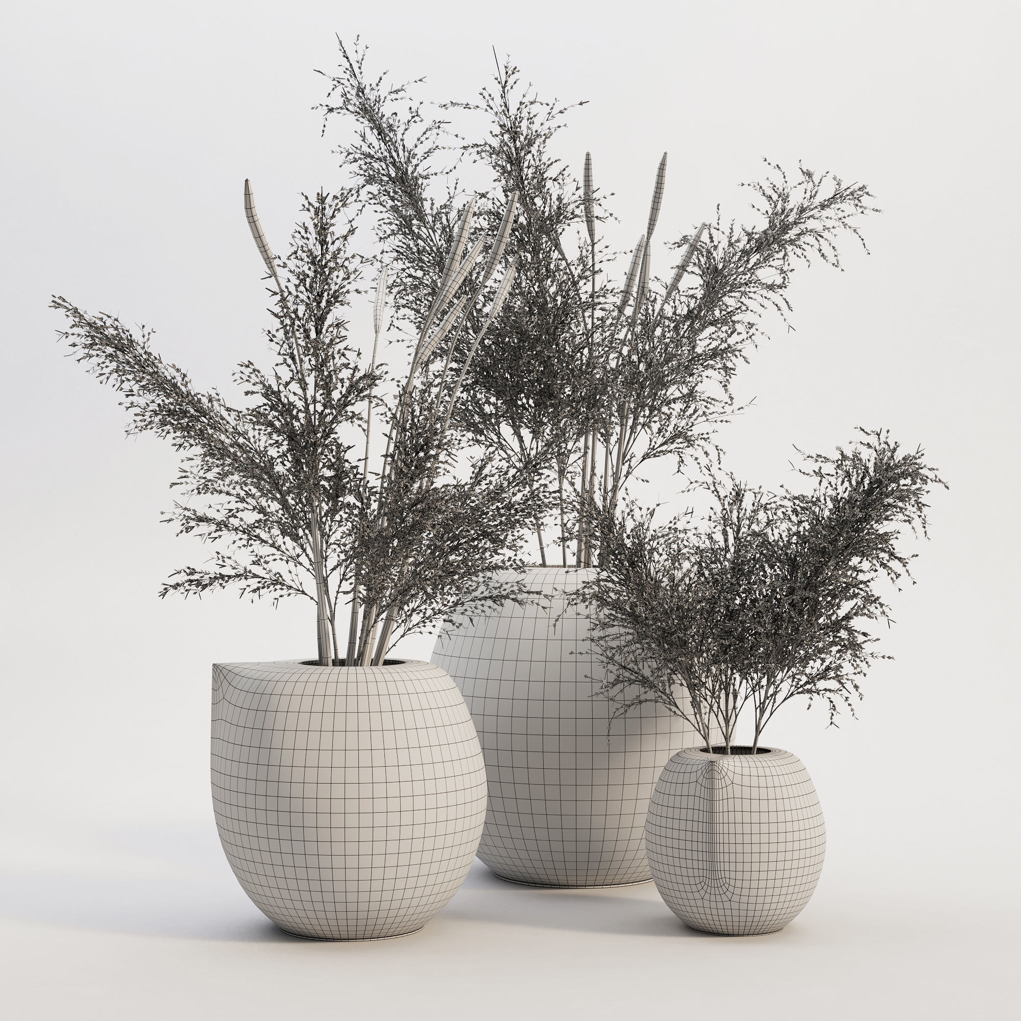 Nib Vases 3D model_2