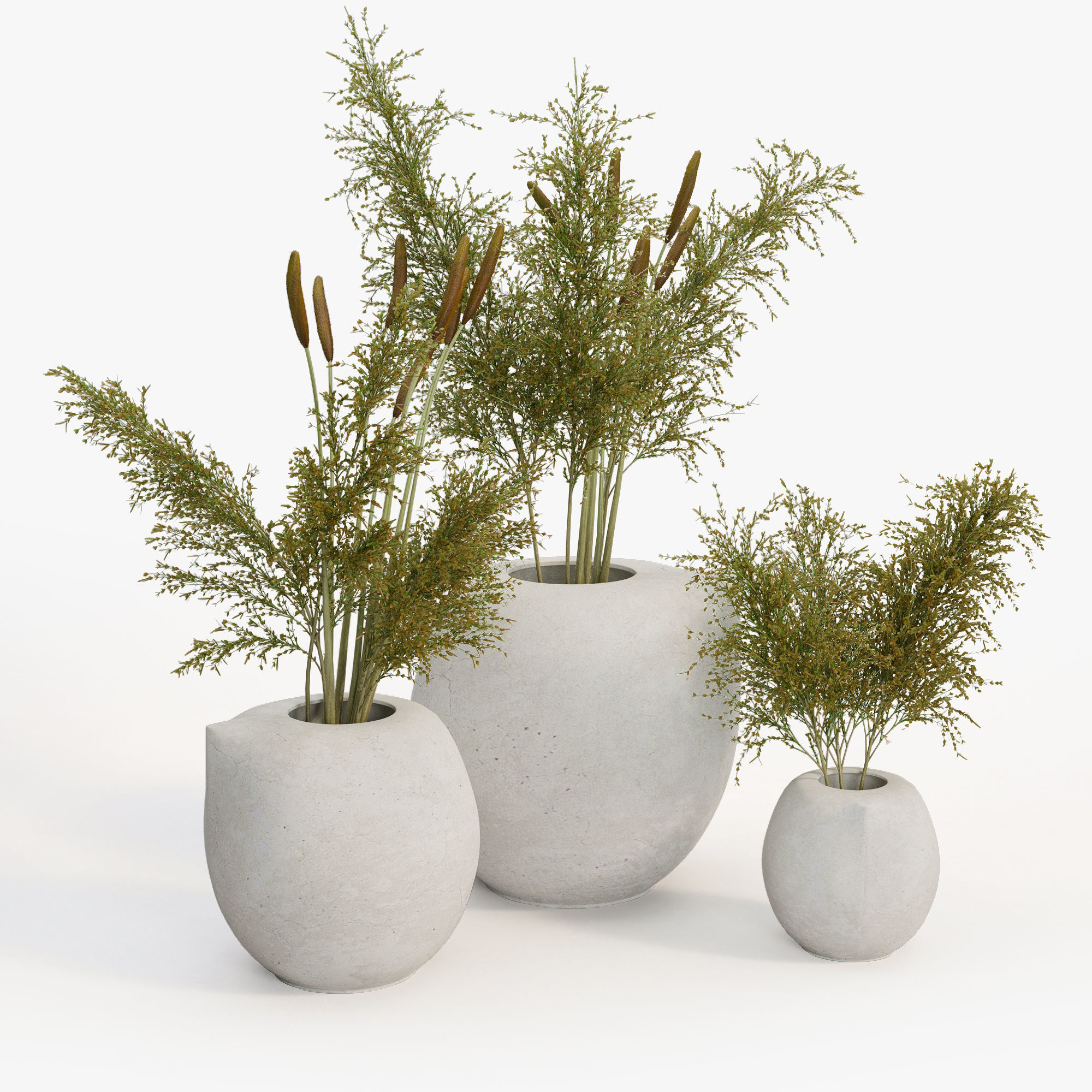 Nib Vases 3D model_3