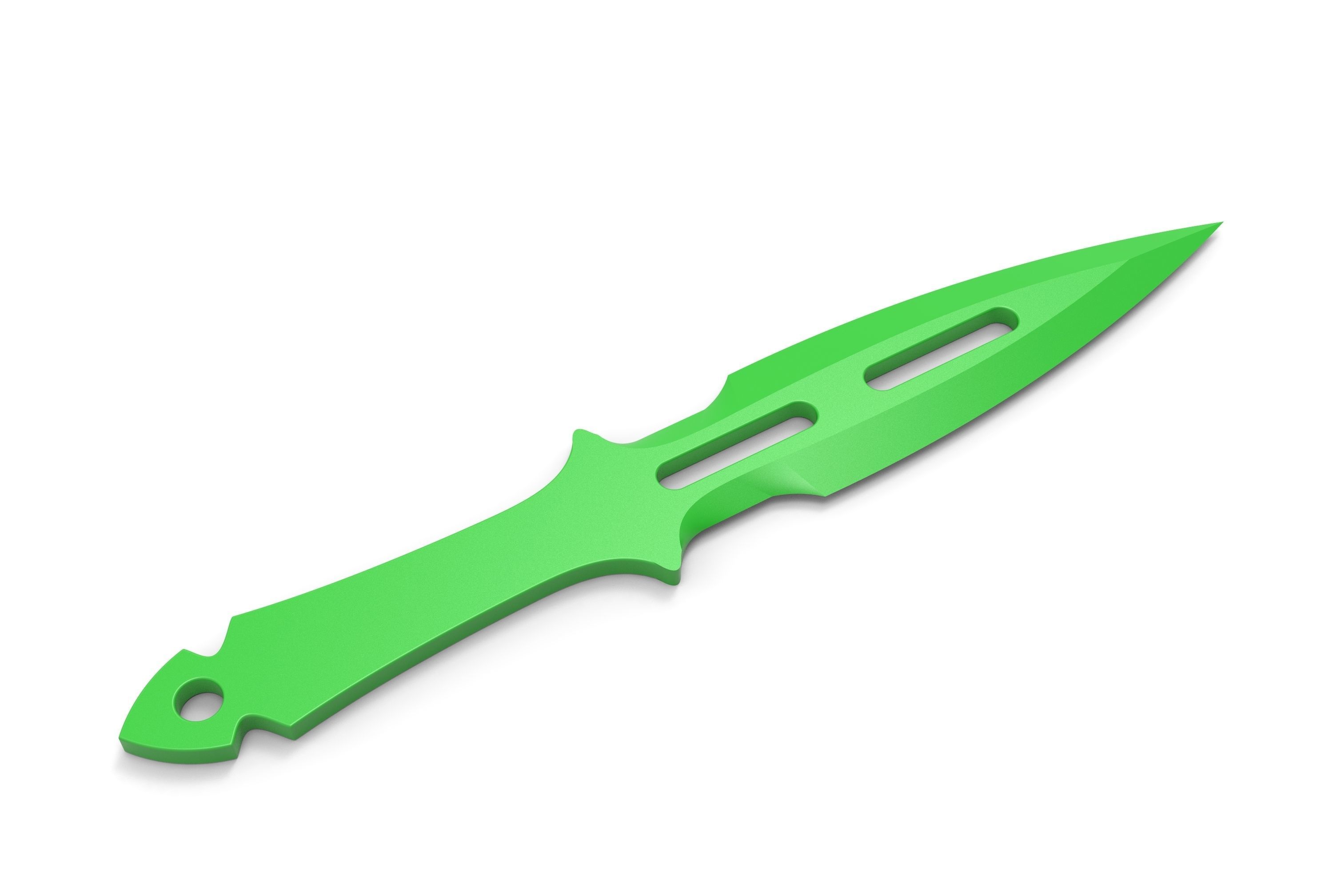 Throwing knife 3D model 3D printable | CGTrader