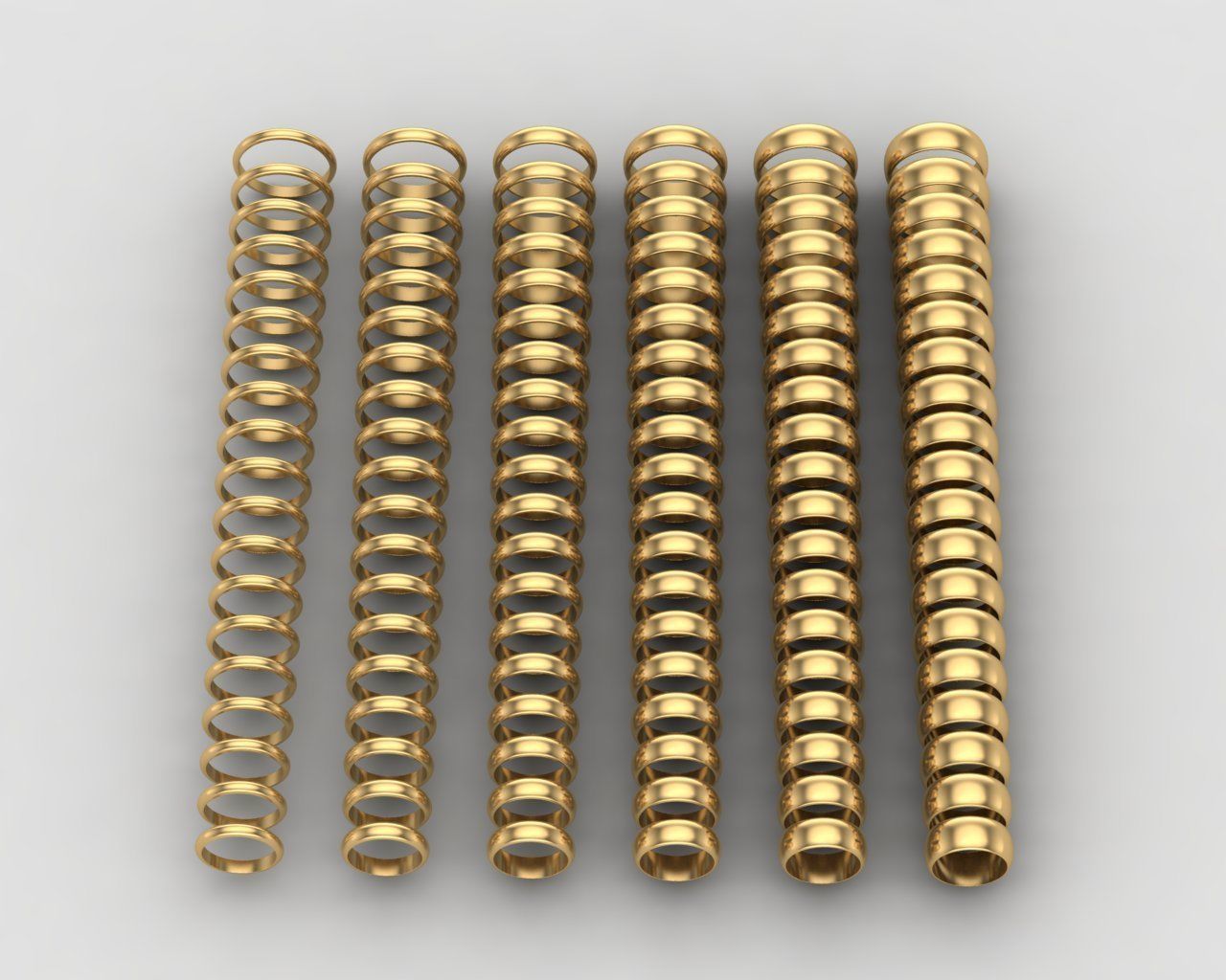 Pack of 114 rings in all sizes and widths 31-MWC 3D print model_9