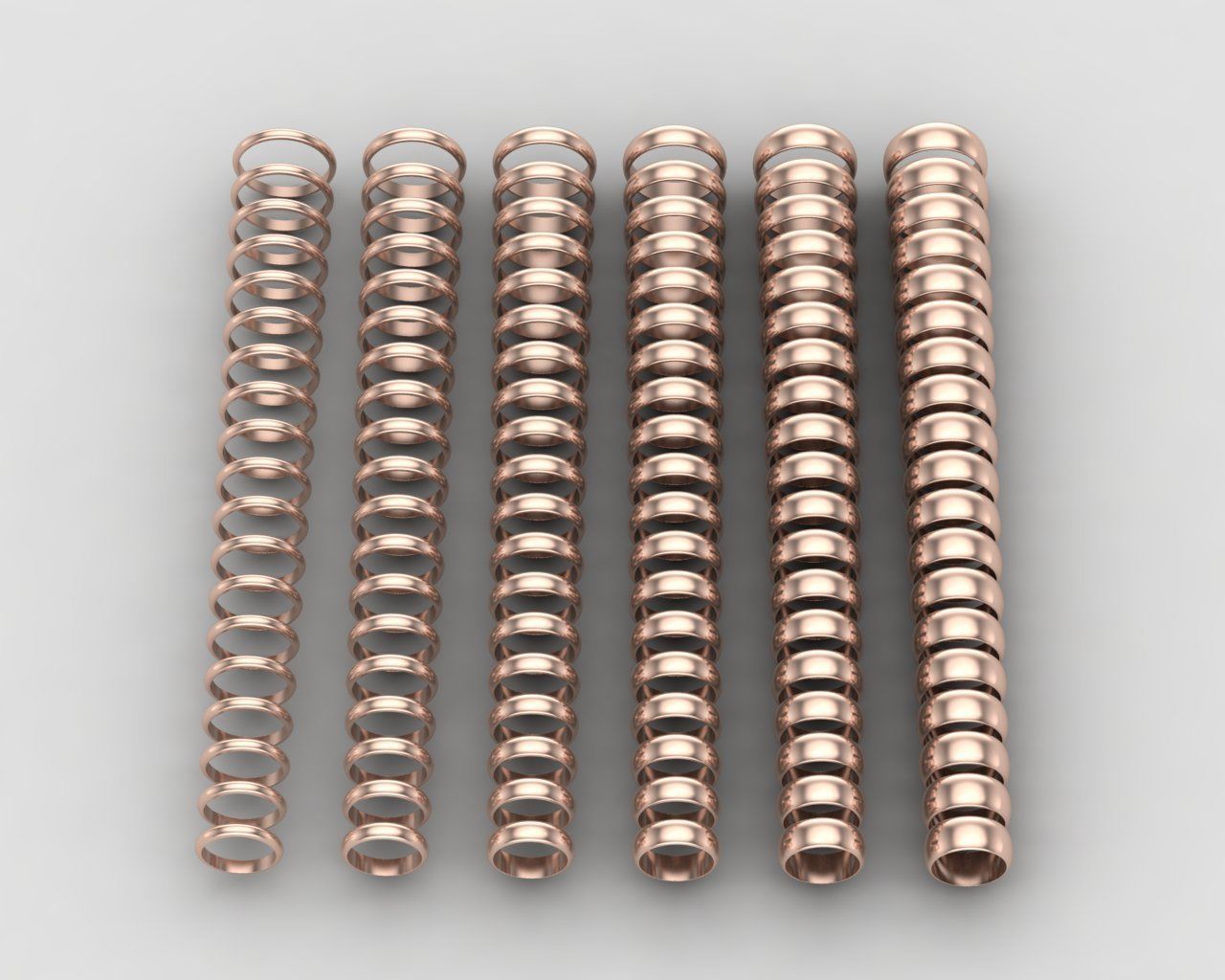 Pack of 114 rings in all sizes and widths 31-MWC 3D print model_11
