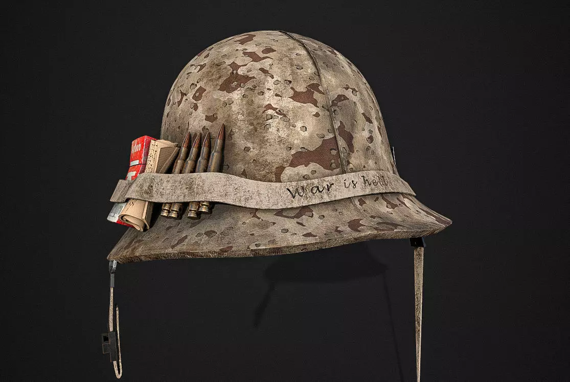 Helmet Free low-poly 3D model