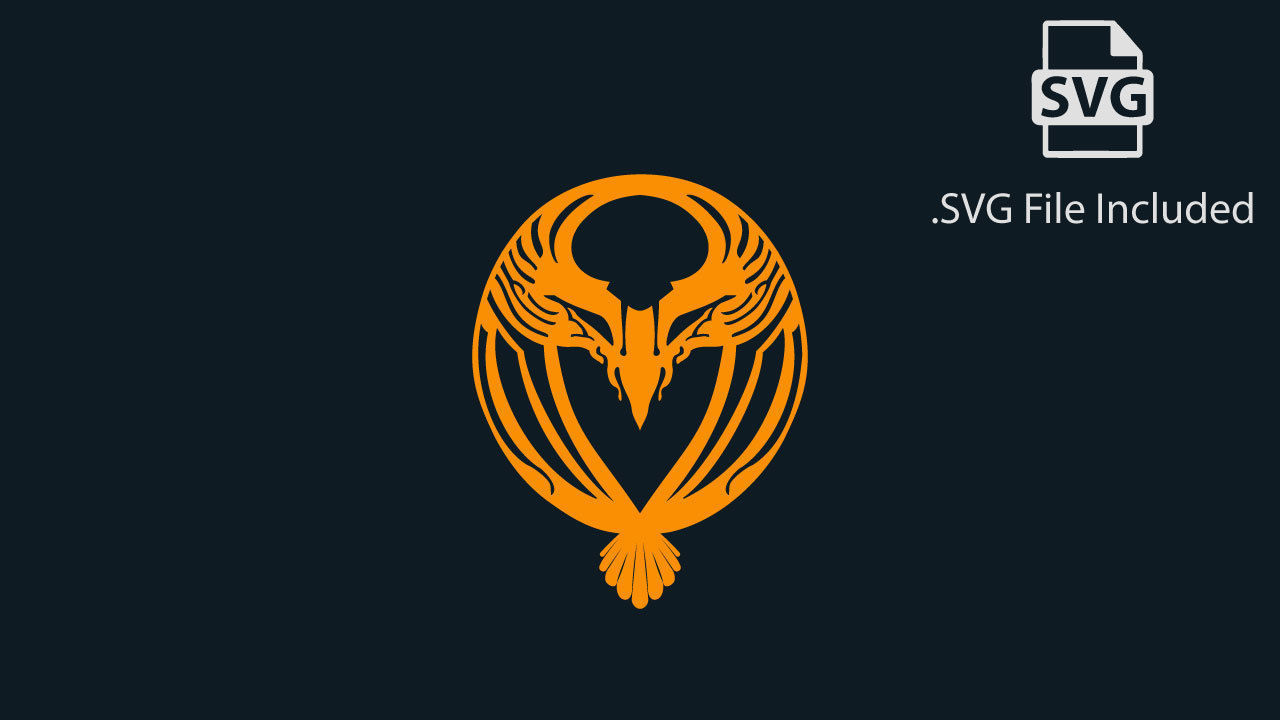 Eagle Stylized Pendant Amulet Necklace 3D print model_2