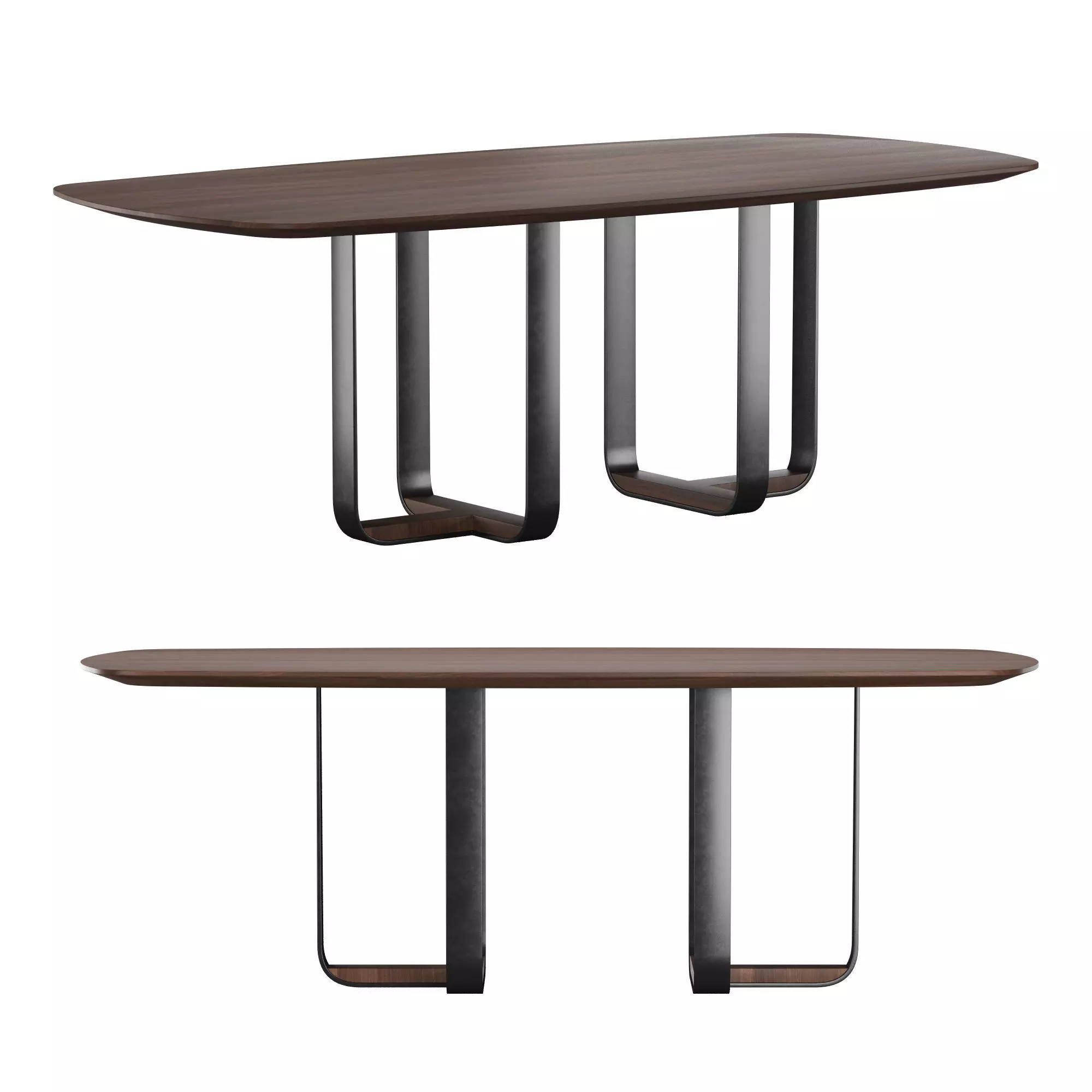 Piedmont pedestal table 3D model_0
