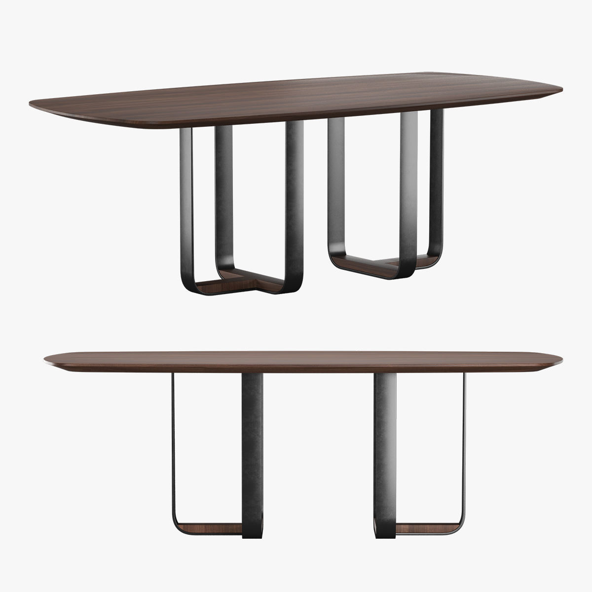 Piedmont pedestal table 3D model_7